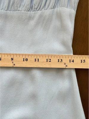 Sunday Best Delilah Dress Sky Blue ECOVERO Mini Dress Size M Aritzia thumbnail 15