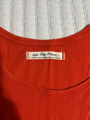 Free People Bright Red Sleeveless Peplum Tank thumbnail 2