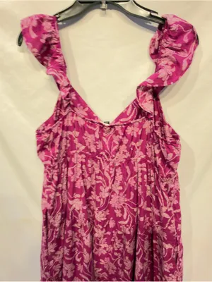 Universal Thread Ruffle Sleeve Floral Maxi Sundress Size Medium NWT thumbnail 7