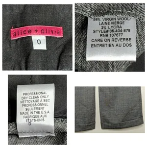 Alice + Olivia Wool Pants - Size 0 - GUC thumbnail 8