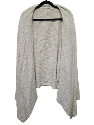 Free People In the Loop Waterfall Cardigan Size M (24” PTP) Ivory thumbnail 6