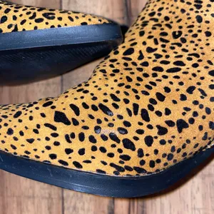 leopard print booties thumbnail 6