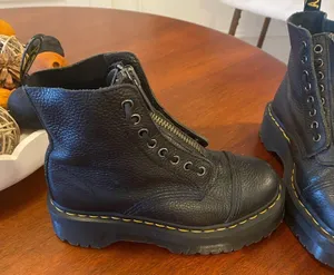 Dr. Martens Sinclair Milled Nappa Leather Platform Boots thumbnail 1