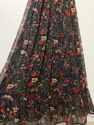 Anthropologie Floral Payal Jain Massima Maxi Dress Size Small thumbnail 6