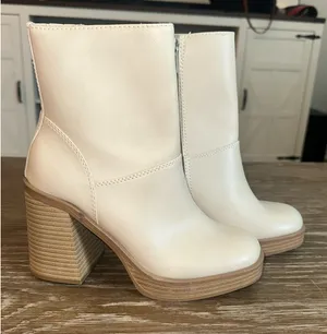 Chunky bootie White Size 7 thumbnail 1