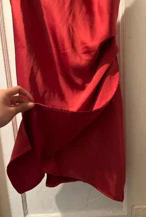 Altar'd State Hot Pink Silky Mini Dress thumbnail 3