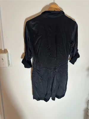 Nation LTD Revolve Ezra satin romper xs black thumbnail 6