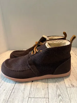 Lands End Womens All Season Bootie Slippers Rich Coffee Heather Size 9B 532379 thumbnail 3