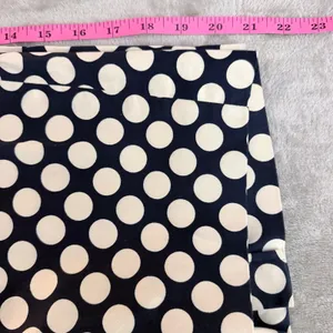 J.Crew Pencil Skirt Workwear Preppy Polka Dot Stretch Cotton Navy Cream Size 4 thumbnail 8