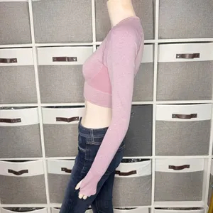 Gymshark FLEX SPORTS LONG SLEEVE CROP TOP Size Small thumbnail 4