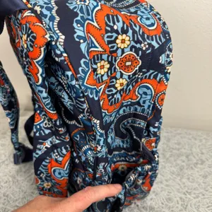 Vera Bradley Lighten Up Journey "Marrakesh" Backpack Paisley Bag Travel Campus thumbnail 4