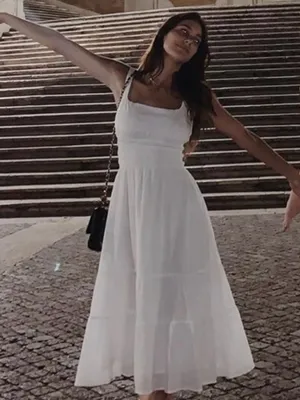 Reformation 100% linen sleeveless midi dress corset tie back white thumbnail 1