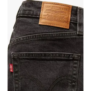 New Levi's 28x32 Premium Ribcage Bell Women's Jeans On The Town Black thumbnail 8