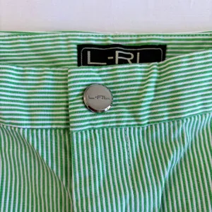 Ralph Lauren‎ Active Green White Pinstripe Golf Shorts Women 6 Seersucker Style thumbnail 8