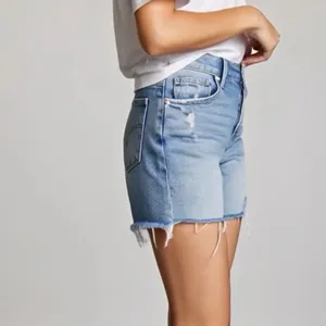 Cotton Old Navy Size 6 Distressed Denim Shorts Frayed Hem High Rise Like New thumbnail 7