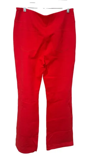 Halara NWT Flex SculptKnit High Waisted Flare Work Pants Red Size Large‎ Tall thumbnail 1