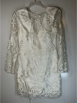 NWT Elliatt dress ivory color size large thumbnail 3