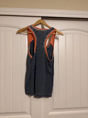 Detroit Tigers Burnout Tank Top Medium Genuine Merchandise X 5th & Ocean Gray thumbnail 3