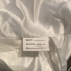 Women’s Elegant White Wedding Dress with Spaghetti Straps Size 12 NWOT thumbnail 7