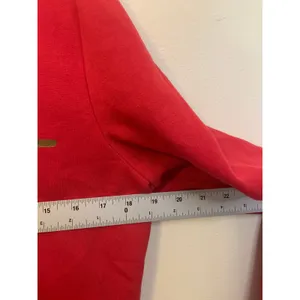 VS Y2K Cozy Aesthetic Pink Zip Up Hoodie Womens Large Red NWT Gold Logo Fleece thumbnail 7