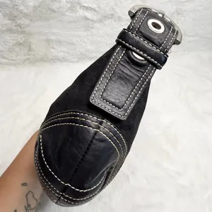 y2k Coach Vintage Soho Black Hobo Shoulder Bag thumbnail 3