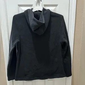 The North Face Womens Jacket Crescent Fleece Hooded Pull Over size XL gray thumbnail 3