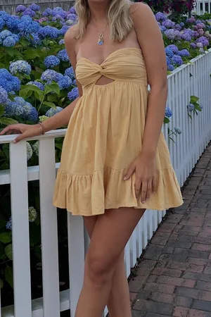 Yellow Boutique Dress thumbnail 2