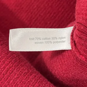 Fashion Bug Red 3/4 Sleeve Button Ruffle Accent Knit Pullover Sweater Small thumbnail 4