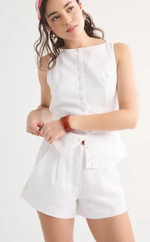 Abercrombie 100% Linen shorts thumbnail 1