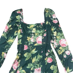 NEW Reformation Sigmund Long Sleeve Crepe Midi Dress Belvedere Floral thumbnail 6