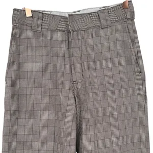 Dickies Womens Brown Glen Plaid Wide Leg Trouser Pants Size 0R Preppy Grunge thumbnail 7