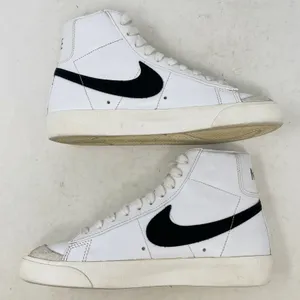 Nike Blazer Mid Womens Size 5.5 Sneakers White Black thumbnail 10