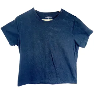 Abercrombie & Fitch AF Essential Skimming Tee Black Knit Short Sleeve Shirt Sz M thumbnail 2