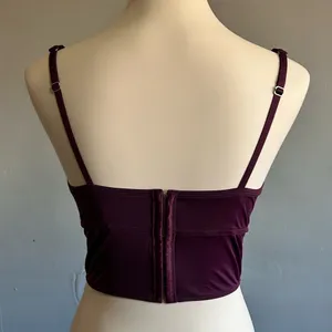 NWOT Gilly Hicks Micro Modal Lace Bustier | Size: L thumbnail 3