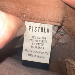 Liverpool stretchy boutique faux leather brown 10/30 jeans thumbnail 5