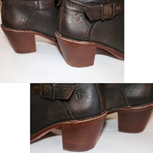 FRYE distressed 3 strap boots thumbnail 6