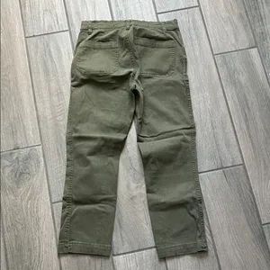 J. Crew Women's Olive Straight Leg Pants thumbnail 4