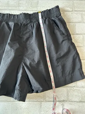 aerie Black Cotton Elastic-Waist Athletic Shorts thumbnail 6