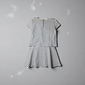 STS Sail to Sable Navy White Stripe Knit Skirt Set Tunic Top M‎ thumbnail 3
