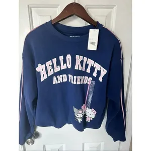 Hello Kitty and Friends by Sanrio Blue sweatshirt Graphic Print size xxs NWT thumbnail 6