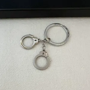 Handcuff Keychain Charm for Men Women Car Keychain Key Ring Bag thumbnail 3