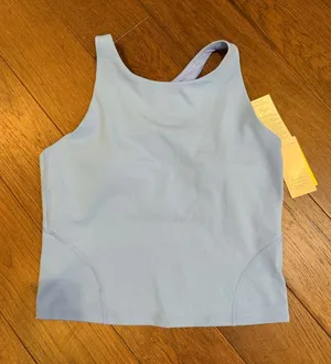 All in Motion Super Flex High Neck Blue Athletic Tank Top Large NWT - C30-140 thumbnail 1