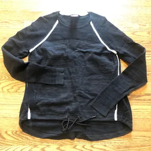 Nike Tech Knit Crew Top Longsleeve Pullover  Black thumbnail 1