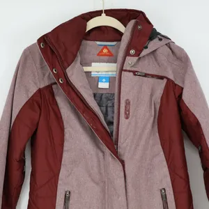 Columbia Women's Snowy Summit Insulated Jacket Size Small Cinder Berry Winter thumbnail 2