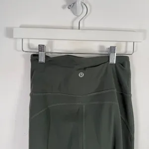 Lululemon Groove Nulu High Rise Flared Pant Grey Sage Green 32" Gym Yoga Women 4 thumbnail 5