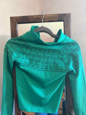 DSG Long Sleeve Quarter Zip Green Size XS thumbnail 2
