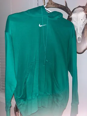 Nike green  hoodie thumbnail 1