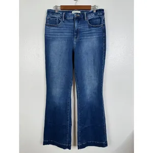 BKE Billie Slim Fit High Rise Trouser Jeans Dark Wash 33x34 AXB464L thumbnail 3