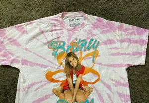 Britney Spears Tie Dye Pink Tee thumbnail 3