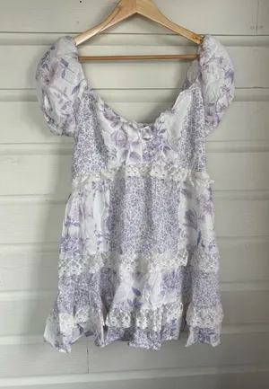 Altar'd State Mini floral dress thumbnail 1
